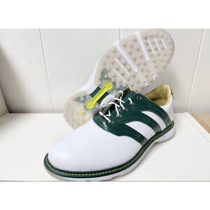 Adidas MC Z-Traxion Spikeless Golf Shoes JH6127 Cloud White/Green Size 10.5 New